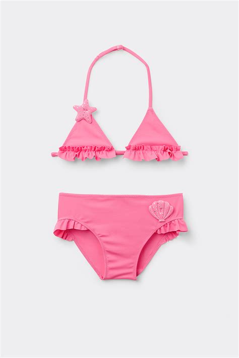 Bikini para niñas colores y estampados Tezenis