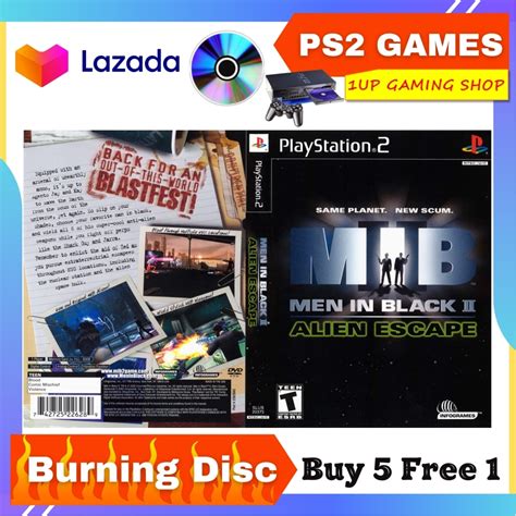 Kaset DVD Game PS2 Men In Black II Alien Escape Lazada Indonesia