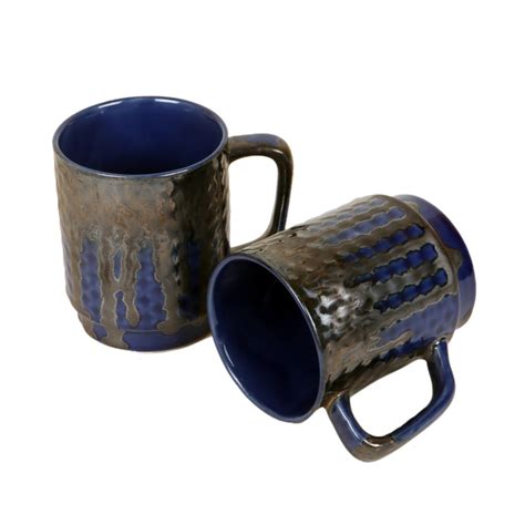 Buy Moorni Midnight Blue Tea Cups Set Of In Dubai Abu Dhabi Sharjah