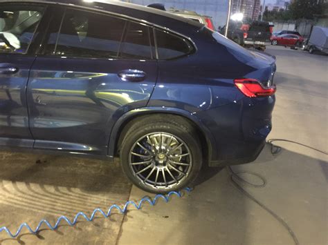 Окрасили и установили колёса Yokohama AVS Model F15 — BMW X4 (G02), 3 л ...