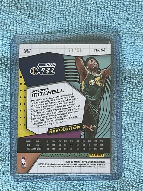 2019 20 Panini Revolution Cubic 64 Donovan Mitchell 27 50 EBay