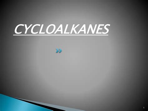 Ppt Cycloalkanes Powerpoint Presentation Free Download Id9641911