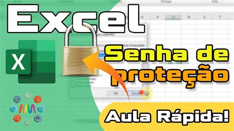 Excel Aula Rápida Como colocar senha do Excel Proteger planilha