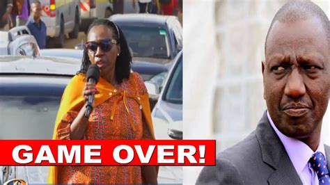 Breaking News Martha Karua Threatens To Storm State House Tomorrow And