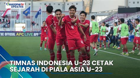 Timnas Indonesia U Cetak Sejarah Di Piala Asia U Selengkapnya Di