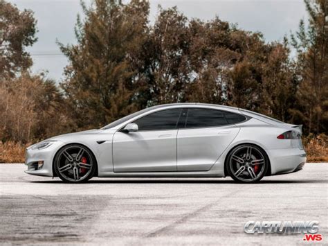 Tuning Tesla Model S Modified Tuned Custom Stance Stanced Low