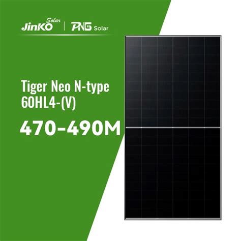 Jinko Tiger Neo N Type 60hl4 V 470w 475w 480w 485w 490w Mono Solar