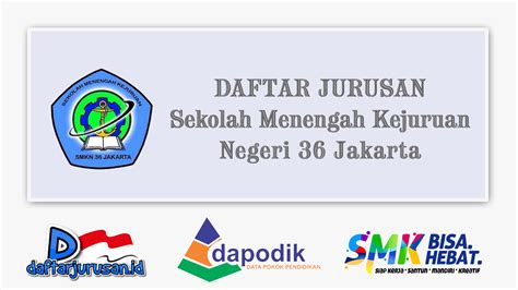 daftar jurusan smk negeri  jakarta utara daftar jurusan