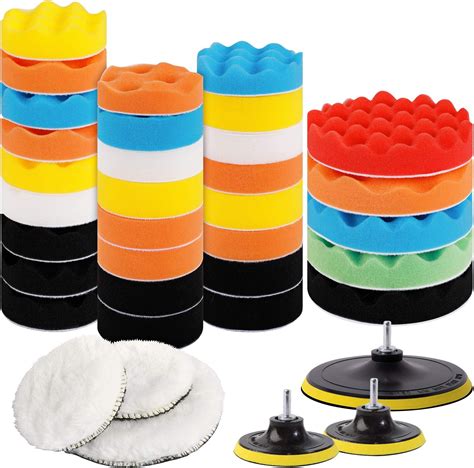 Amazon Benavvy Pcs Drill Polishing Pad Kit In Car Foam