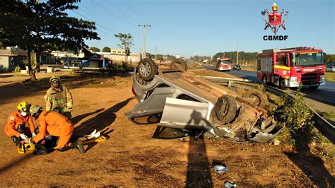 Duas Jovens Ficam Feridas Em Capotamento às Margens Da Br 020 Em