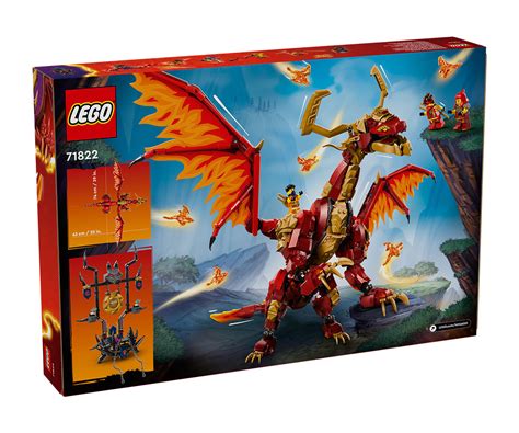 Игрален комплект конструктор ЛЕГО NINJAGO™ 71822 - Дракон източник на ...