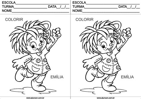 Rosto Da Emilia Para Colorir - Rosto Da Emilia Para Colorir - RETOEDU