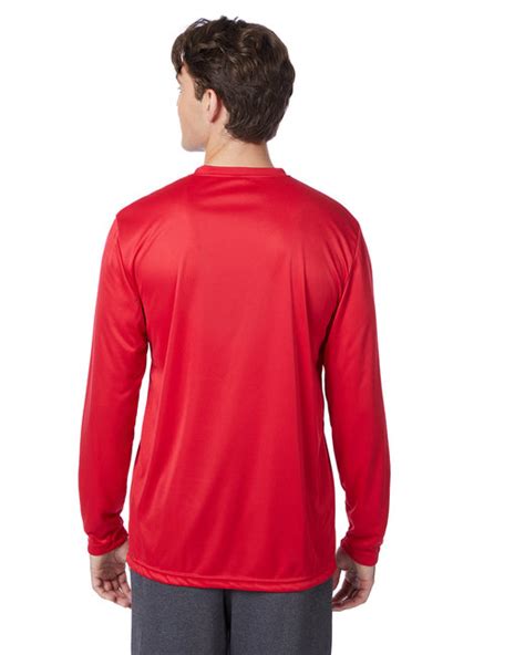 Hanes Adult Cool Dri With Freshiq Long Sleeve Performance T Shirt