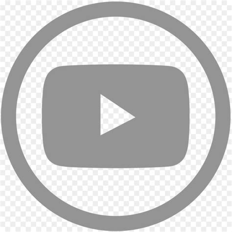 Download High Quality youtube transparent logo grey Transparent PNG ...