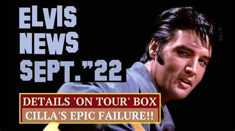 Elvis Presley News Report 2022 September Details On Tour Box Set