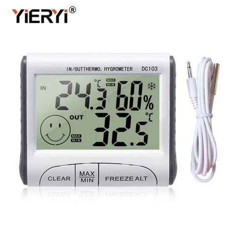 Digital Temperature Humidity Meter Thermo Meter Hygrometer Dc103 Lcd