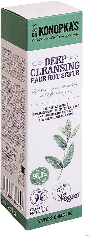 Dr Konopka S Face Hot Deep Cleansing Scrub Scrub Per La Pulizia