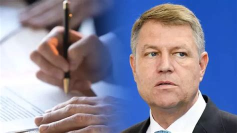 Klaus Iohannis A Sesizat Ccr Legea Care L Nemul Ume Te Pe