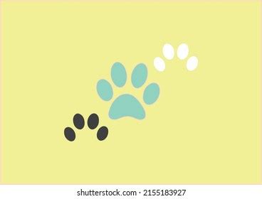 Cute Paw Print Background Wallpaper Cover Stock Illustration 2155183927 | Shutterstock