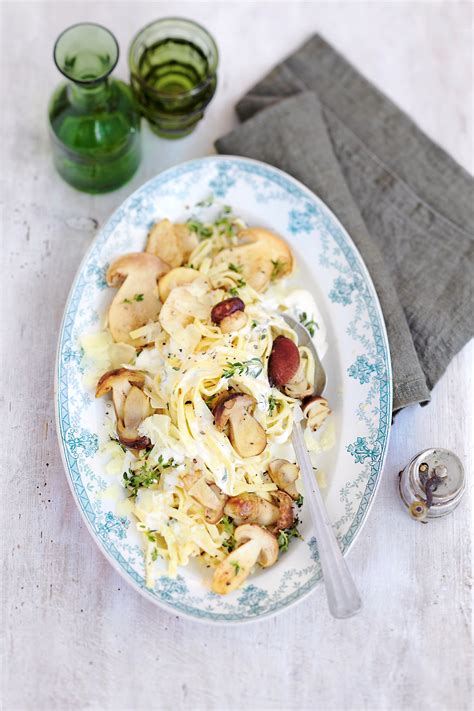 Tagliatelles aux cèpes Recette Cuisine