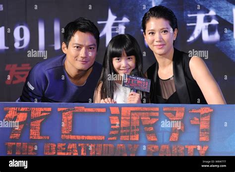 From Left American Actor Archie Kao Chinese Child Star Zhang Zimu