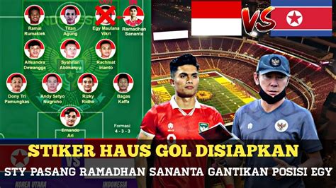 Stiker Haus Gol DisiapkanSTY Pasang Ramadhan Sananta Gantikan Posisi