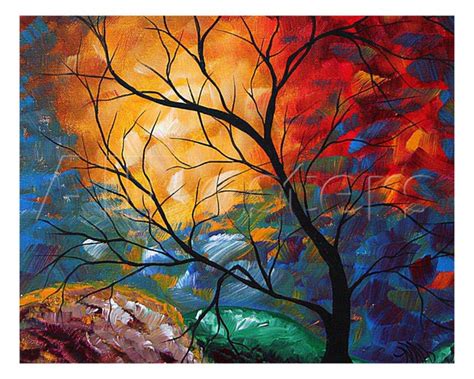 Painting Of Trees On Canvas At PaintingValley Explore Collection