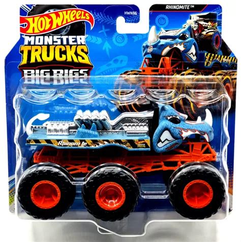 MATTEL HOT WHEELS Monster Trucks Big Rigs LKW HWN91 Rhinomite EUR 13 90 PicClick DE