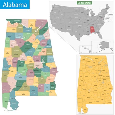 Premium Vector Alabama State