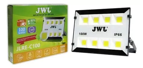 Reflector Led Cob De W Ultradelgado Ip Jwj Luz Blanca