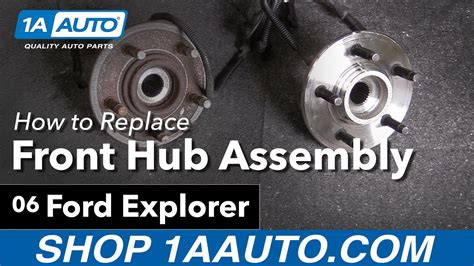 How To Replace Front Hub Assembly 06 10 Ford Explorer YouTube