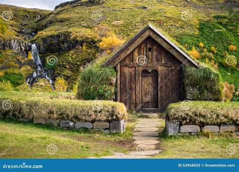 Traditional Viking House Stock Photo Image 63968602