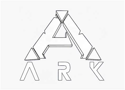 Ark Survival Coloring Pages Hd Png Download Transparent Png Image