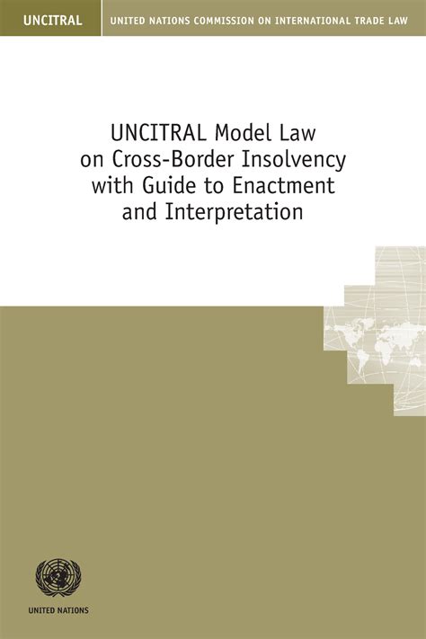 Model Law Insol Guide Enactment E United Nations Uncitral