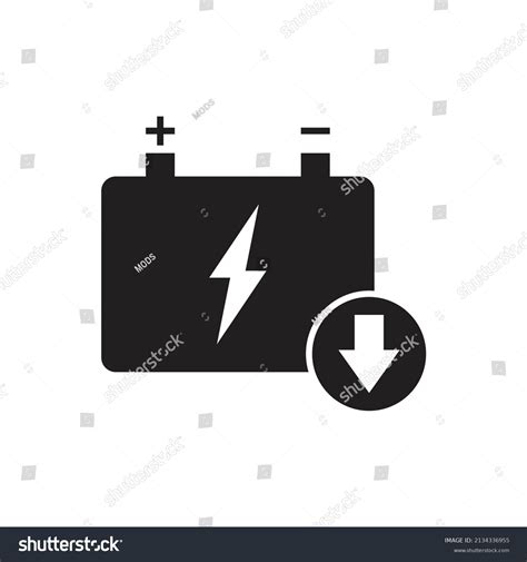 Reduce Consumption Energy Icon Design Isolated Stock Vector Royalty