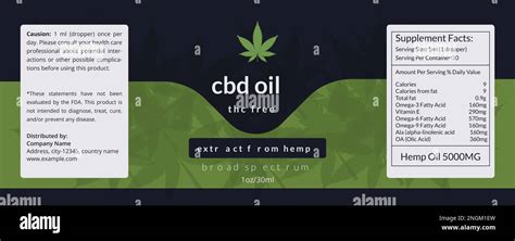 Cbd Label Design Template Cbd Dropper Bottle Oil Hemp Oil Label