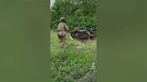 Russia Vs Ukraine War Update Ukrainian Motorcycle Equipped With Spg 9