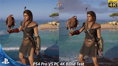 Assassin S Creed Odyssey Ps4 Pro Vs Pc Maximum Settings Graphics Comparison Blind Test Youtube