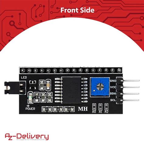 AZDelivery 5 x I2C seriële adapter Board Module Interface per LCD