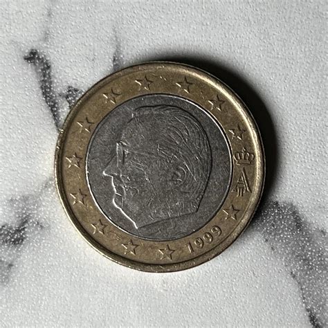 Rare Pi Ce De Euro Belge De Mal Frapp E Etsy France