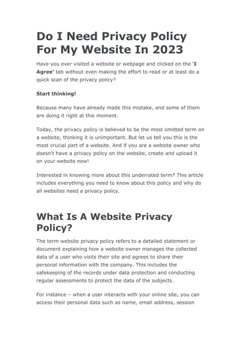 Ppt Do I Need Privacy Policy For My Website In 2023 Powerpoint