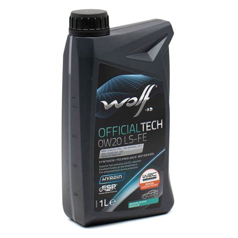 Motorno Olje WOLF OFFICIALTECH C6F 0W 20 1l