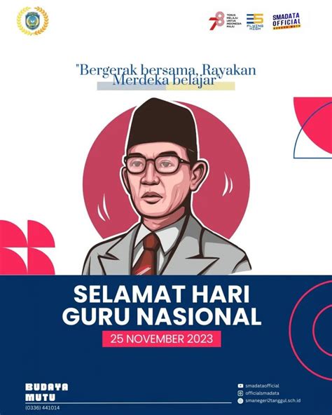 Selamat Hari Guru Nasional Selamat Datang Di SMADATA