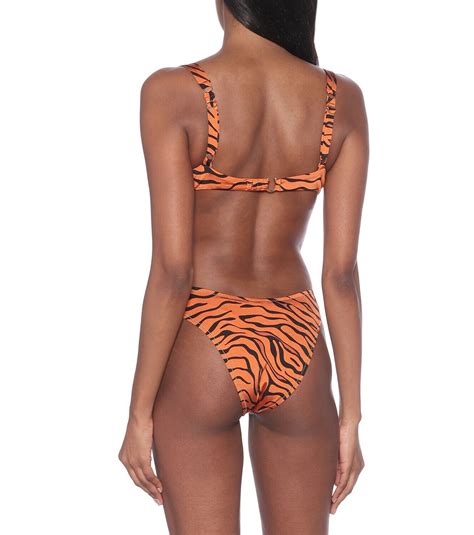 Reina Olga Selvaggia Tiger Print Bikini Bottoms Reina Olga