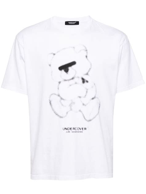 Undercover テディベア Tシャツ ホワイト Farfetch Jp