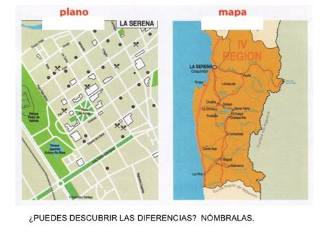 Diferencia Entre Mapa Y Plano Mapa