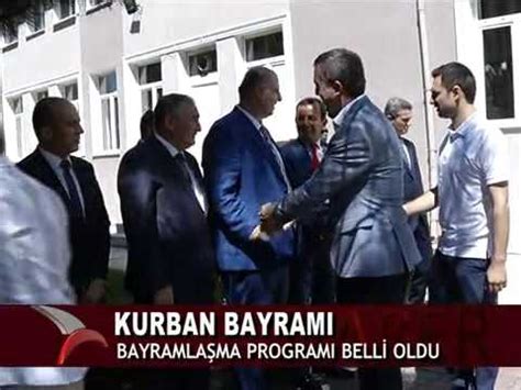 BAYRAMLAŞMA PROGRAMI BELLİ OLDU 17 09 2015 BOLU YouTube