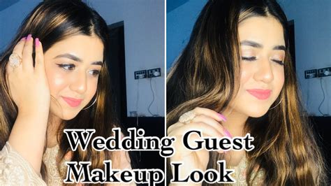 Grwm Wedding Guest Makeup Look Haram Khan Youtube