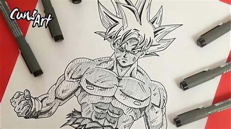 Como Dibujar A Goku Ultra Instinto A Lapiz Images