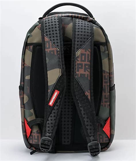 Sprayground Camoinfinity Deluxe Brown Camo Backpack